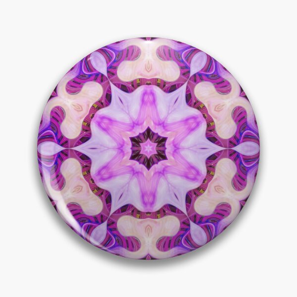 Item preview, Boho Vibes Kaleidoscope Abstract Maximalist Style Hippie Colors Mix of Violet Mauve Lilac Cream 2 of 16 designed and sold by Beachy.