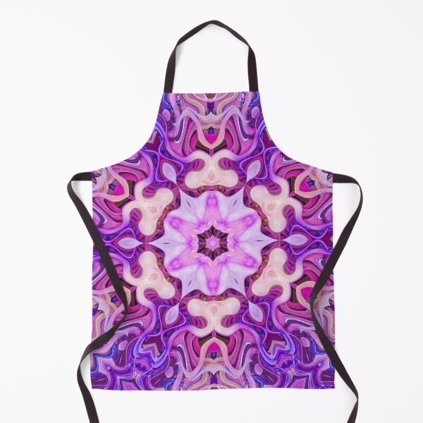 Item preview, Boho Vibes Kaleidoscope Abstract Maximalist Style Hippie Colors Mix of Violet Mauve Lilac Cream 2 of 16 designed and sold by Beachy.