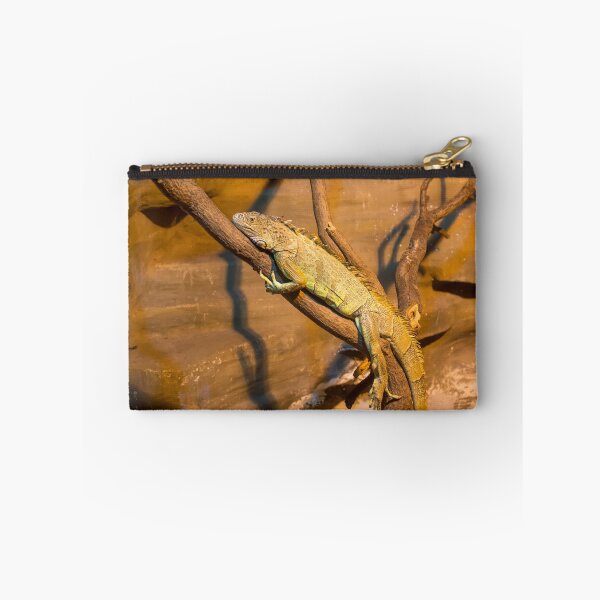 Item preview, Green iguana lying on the branch designed and sold by lena-maximova.