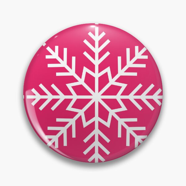 Item preview, Snowflake. Pink snowflake. Fuchsia pink Christmas designed and sold by Latte Design.