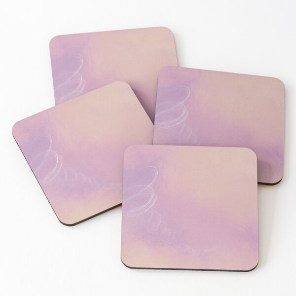 Item preview, Sweet Magical Peachy Pink, Purple, Yellow Pattern designed and sold by strongpurpose.