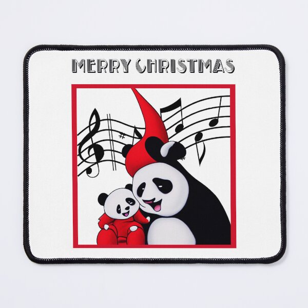 Item preview, Mama panda and her baby Merry Christmas designed and sold by Artbellachi.