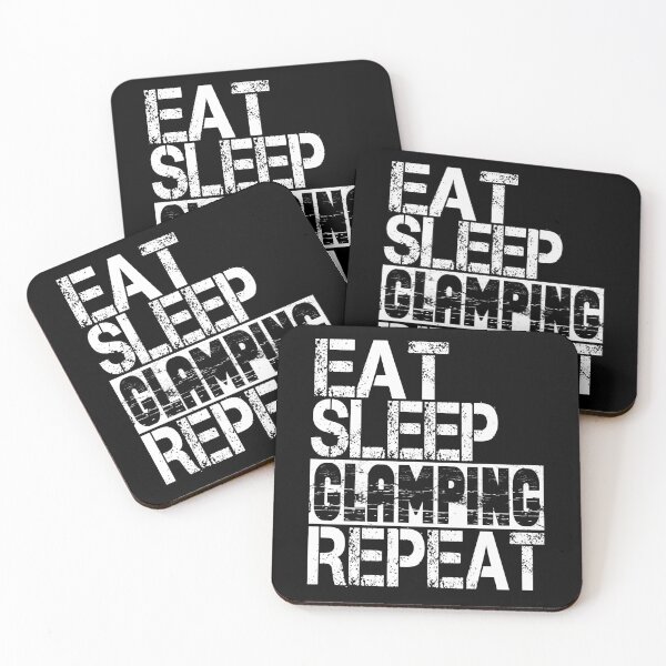 Item preview, Eat Sleep Glamping Repeat, Grunge  designed and sold by ACC .