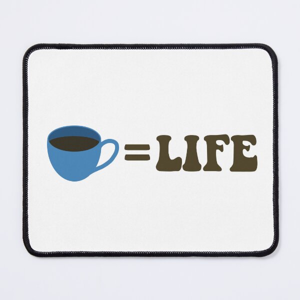 Item preview, Coffee Is Life Sticker Blue designed and sold by Marianna's Meraki.