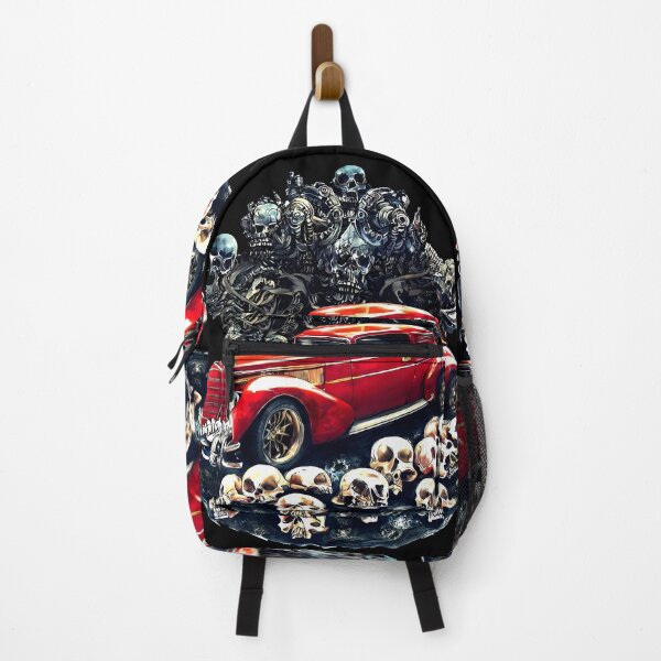 Item preview, Evil hot Rod surrounded with Skulls, a perfect gift for all American Hot Rod fans designed and sold by RodZnRoll.