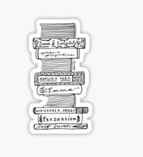 Collected Works of Jane Austen Sticker