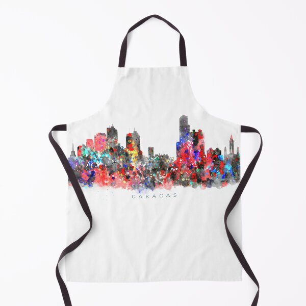 Artikelvorschau, Caracas, Venezuela Skyline Watercolor Painting entworfen und verkauft von InkistPrints.