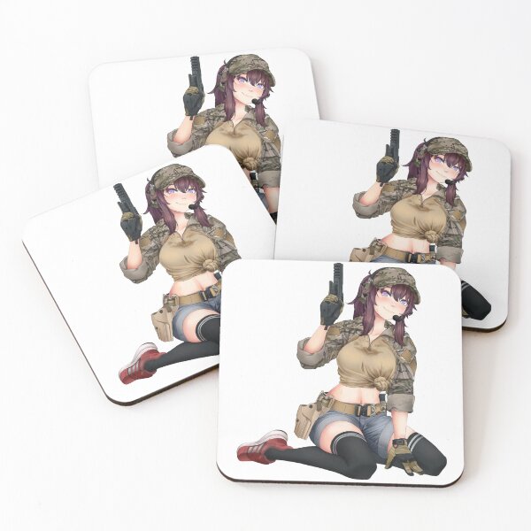 Item preview, Military Anime Girl designed and sold by kittiescuties.