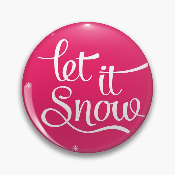 Item preview, Let it snow. Fuchsia pink Christmas, hot pink Christmas designed and sold by Latte Design.