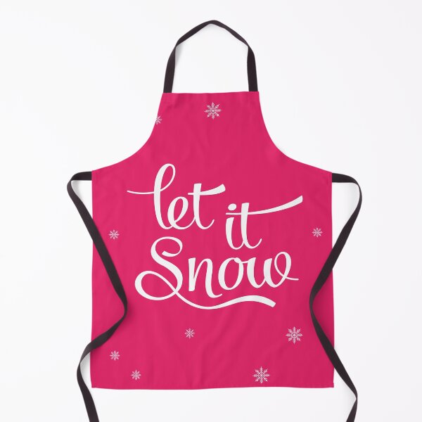 Item preview, Let it snow. Fuchsia pink Christmas, hot pink Christmas designed and sold by Latte Design.