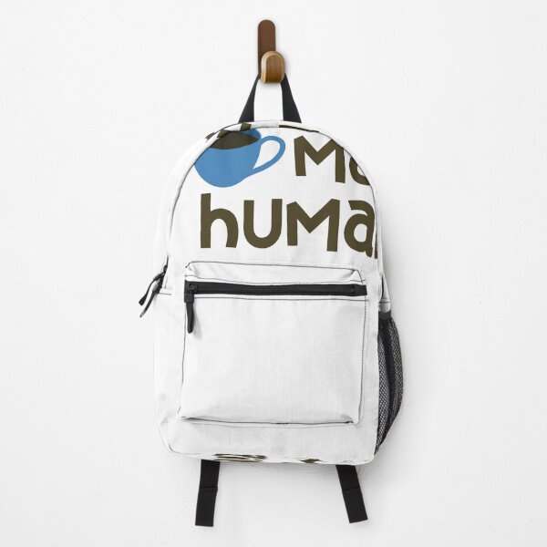 Artikelvorschau, Coffee Makes Me Human Again Sticker Blue entworfen und verkauft von Marianna's Meraki.