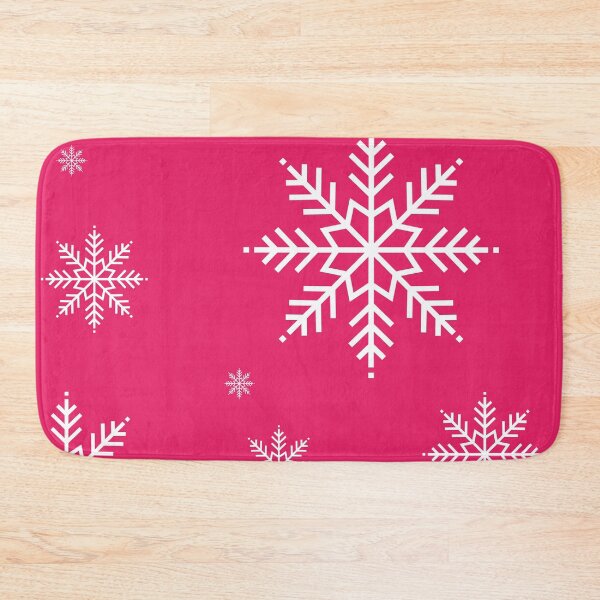 Item preview, Snowflakes. Pink snow flakes. Fuchsia pink Christmas designed and sold by Latte Design.