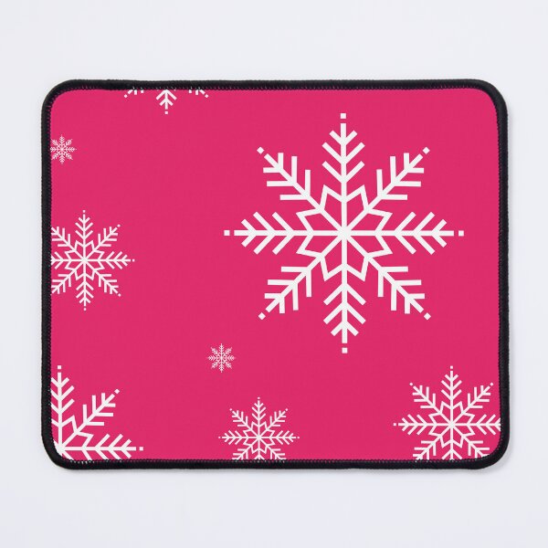 Item preview, Snowflakes. Pink snow flakes. Fuchsia pink Christmas designed and sold by Latte Design.