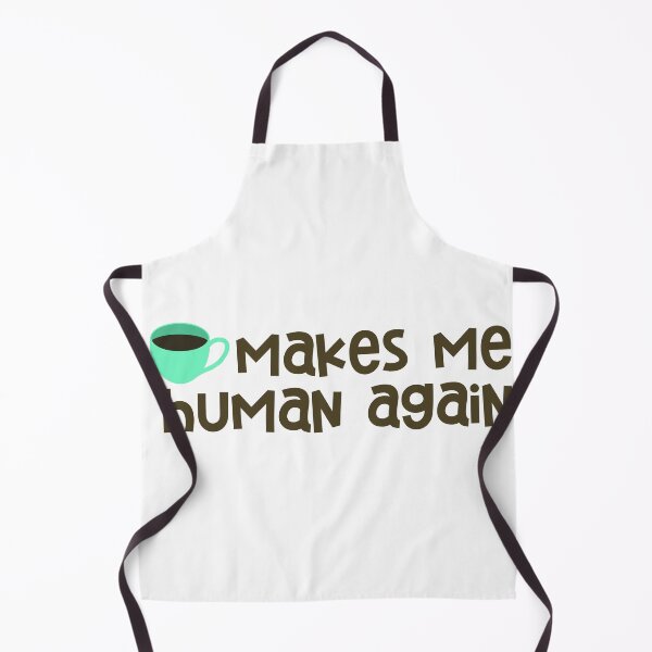 Artikelvorschau, Coffee Makes Me Human Again Sticker Green entworfen und verkauft von Marianna's Meraki.