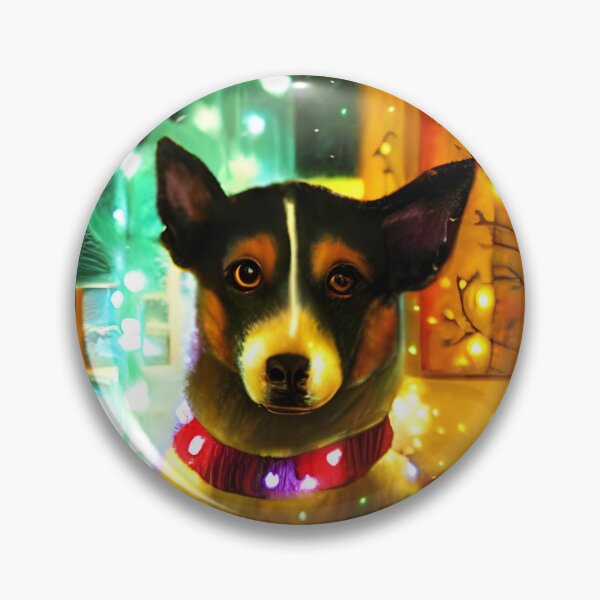 Item preview, Dog With Christmas Lights  designed and sold by NitaBond.