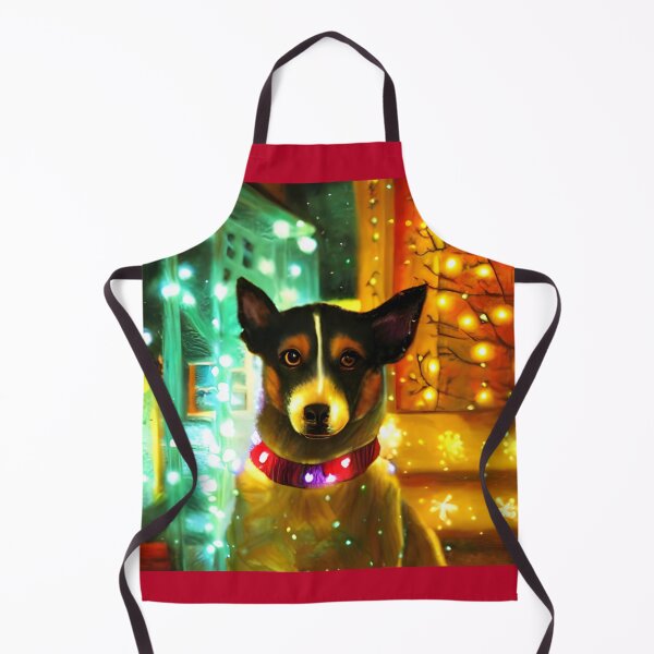 Item preview, Dog With Christmas Lights  designed and sold by NitaBond.