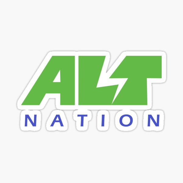 "ALT Nation Sirius XM" Sticker for Sale by Lludu Redbubble