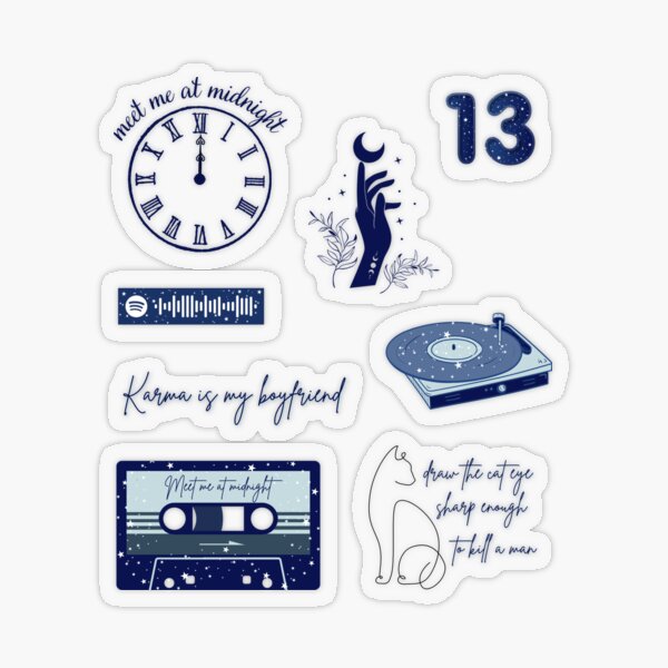 midnights vinyls stickers – Ivy Thicket
