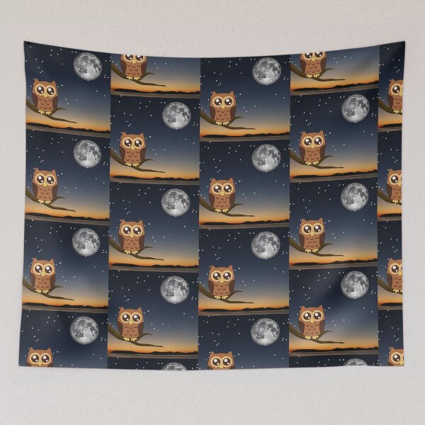 Item preview, Owl at the midnight designed and sold by Arkadiustoteles.