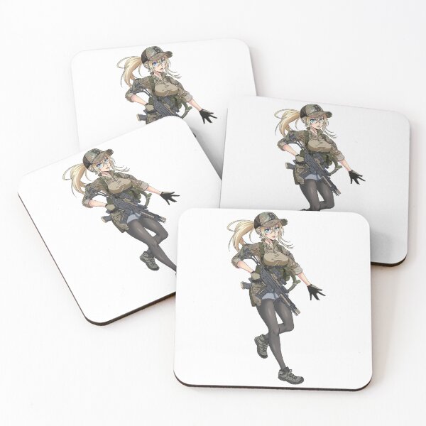 Item preview, Military Anime Girl designed and sold by kittiescuties.