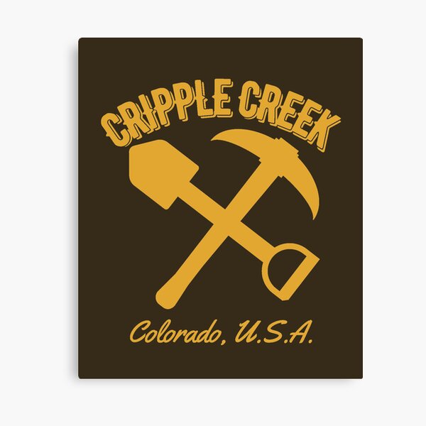 Item preview, Retro Cripple Creek Colorado Mining - Gold designed and sold by WesternLocales.
