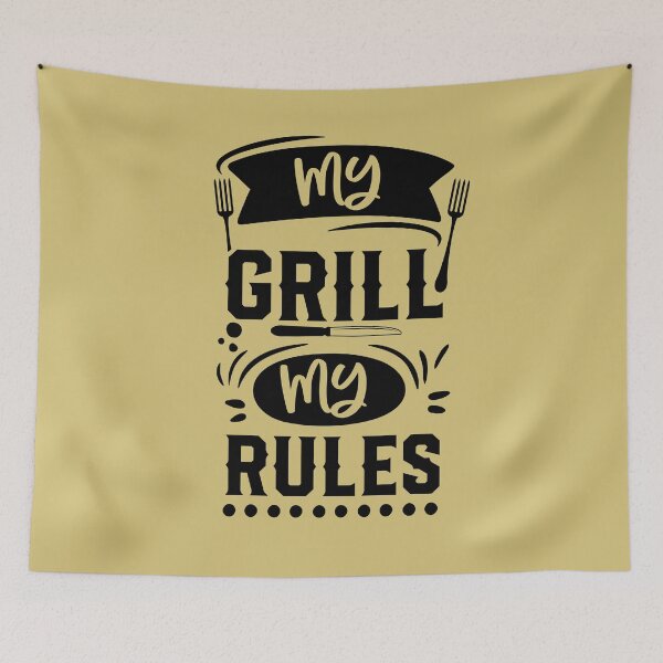 Item preview, My Grill My Rules T-Shirt for Dad designed and sold by netdota.