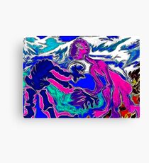 Chilly contact Canvas Print