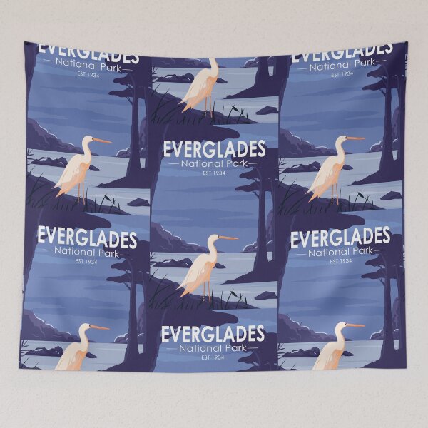 Item preview, Everglades National Park Egret Vintage designed and sold by KrisSidDesigns.