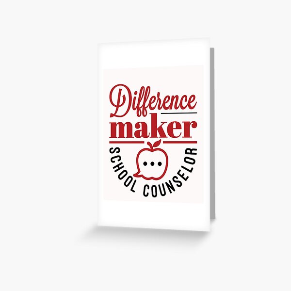 Artikel-Vorschau von Kopie von Difference Maker School Counselor, designt und verkauft von jaygo.