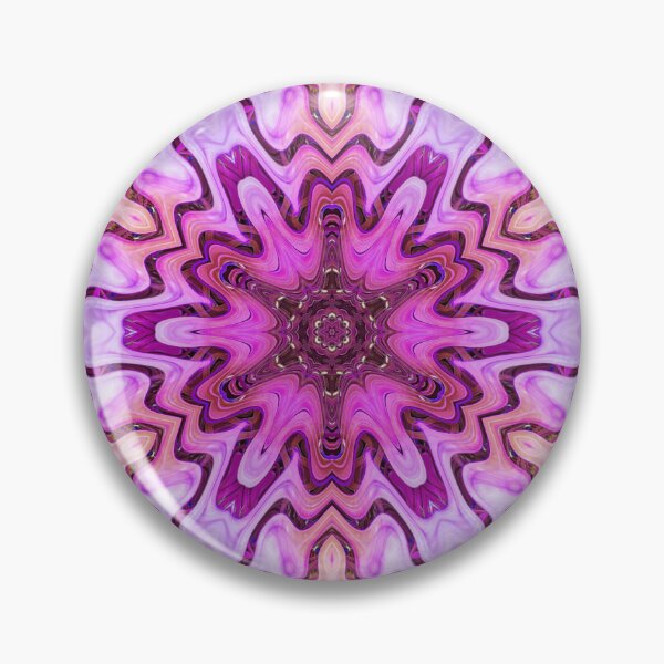 Item preview, Boho Vibes Kaleidoscope Abstract Maximalist Style Hippie Colors Mix of Violet Mauve Lilac Cream 3 of 16 designed and sold by Beachy.