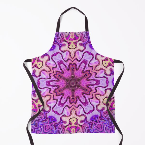 Item preview, Boho Vibes Kaleidoscope Abstract Maximalist Style Hippie Colors Mix of Violet Mauve Lilac Cream 3 of 16 designed and sold by Beachy.