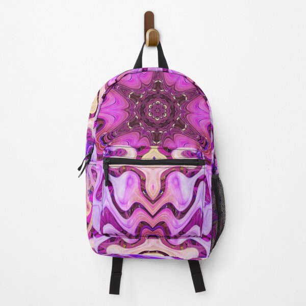 Item preview, Boho Vibes Kaleidoscope Abstract Maximalist Style Hippie Colors Mix of Violet Mauve Lilac Cream 3 of 16 designed and sold by Beachy.