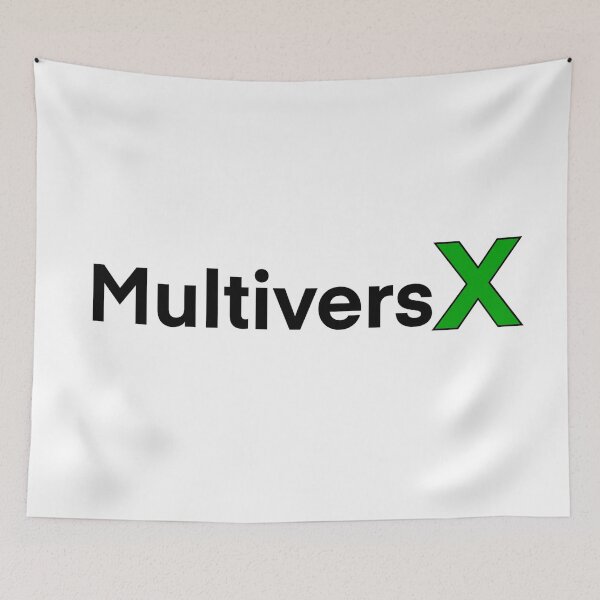 Item preview, MultiversX black logo designed and sold by guaka-molly.