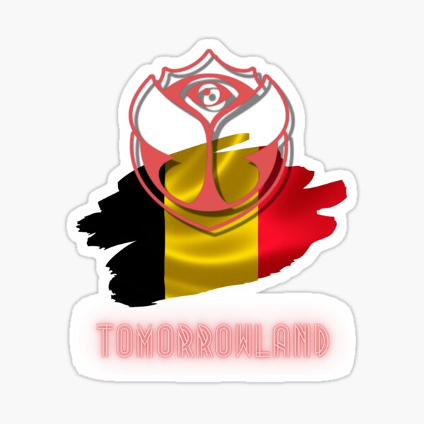 "Tomorrowland 2022.Flag of Belgium" Sticker for Sale by AnatoliySmirnov