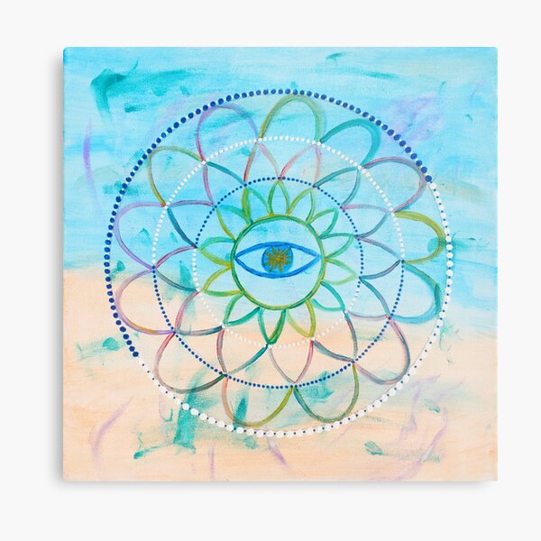 Infinity Mandala Metal Print