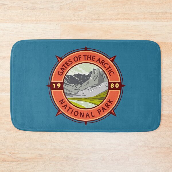 Item preview, Gates of the Arctic National Park Retro Compass Emblem designed and sold by KrisSidDesigns.