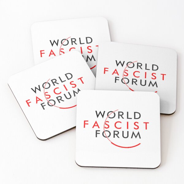 Artikelvorschau, World Fascist Forum (WEF Weltwirtschaftsforum) entworfen und verkauft von TheFoolsGallery.