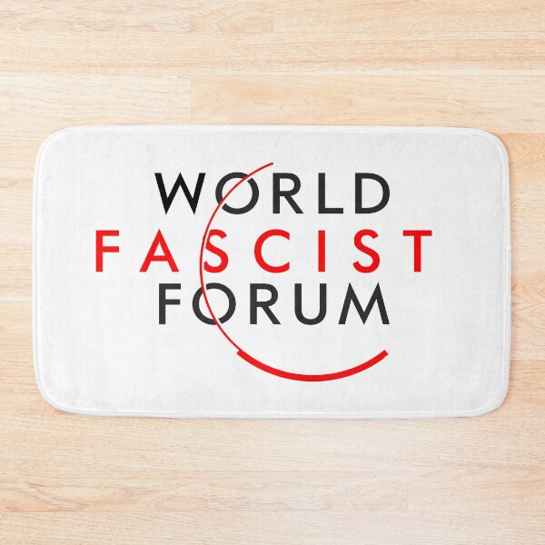 Item preview, World Fascist Forum (WEF World Economic Forum) designed and sold by TheFoolsGallery.