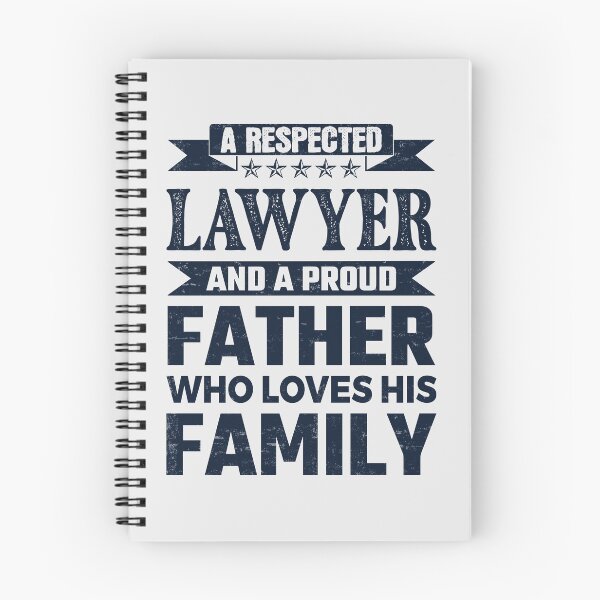 Item preview, A Respected Lawyer And A Proud Father Who Loves His Family Father's Day Gift Idea Lawyer Quotes Lawyer Funny Gift idea Funny Lawyer designed and sold by Mmmm3344.