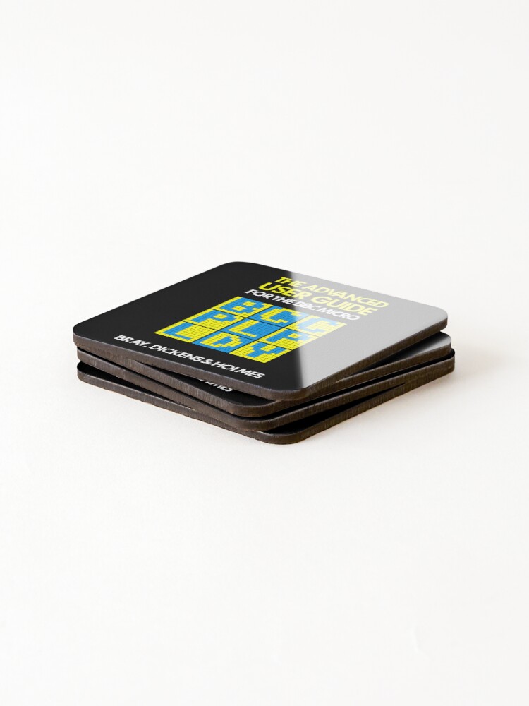Thumbnail 4 of 5, Coasters (Set of 4), beebthings BBC Micro Advanced User Guide designed and sold by beebthings.