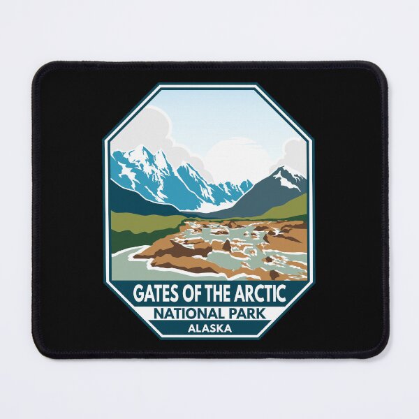 Item preview, Gates of the Arctic National Park Retro Emblem designed and sold by KrisSidDesigns.