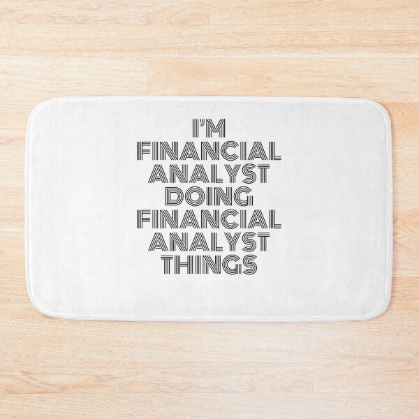 Item preview, I'm Financial analyst Doing Financial analyst Things Vintage Quote designed and sold by SVPOD.