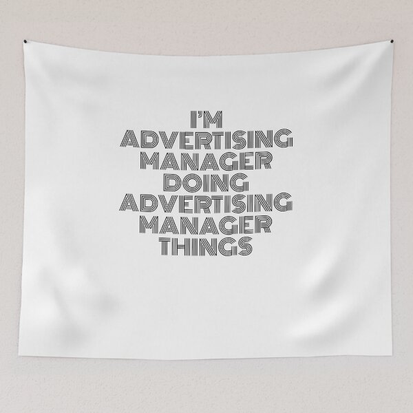 Item preview, I'm Advertising Manager Doing Advertising Manager Things Vintage Quote designed and sold by SVPOD.