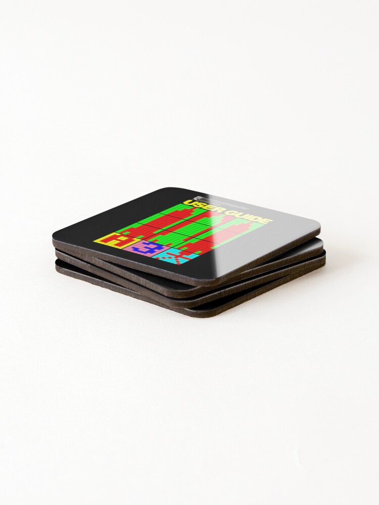 Thumbnail 4 of 5, Coasters (Set of 4), beebthings BBC Micro User Guide designed and sold by beebthings.