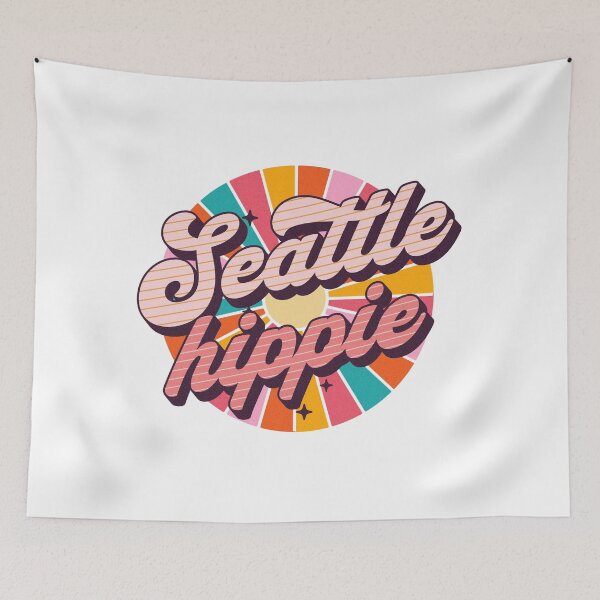Item preview, Seattle Hippie - Cyber Monday - Pacific Northwest Washington State designed and sold by AlanPhotoArt.