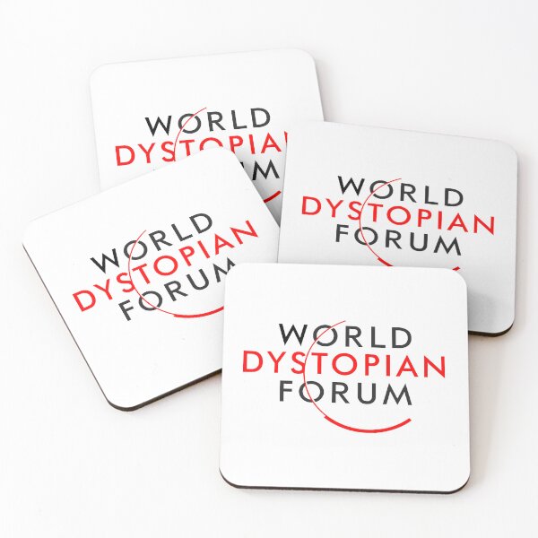 Artikelvorschau, World Dystopian Forum (WEF Weltwirtschaftsforum) entworfen und verkauft von TheFoolsGallery.