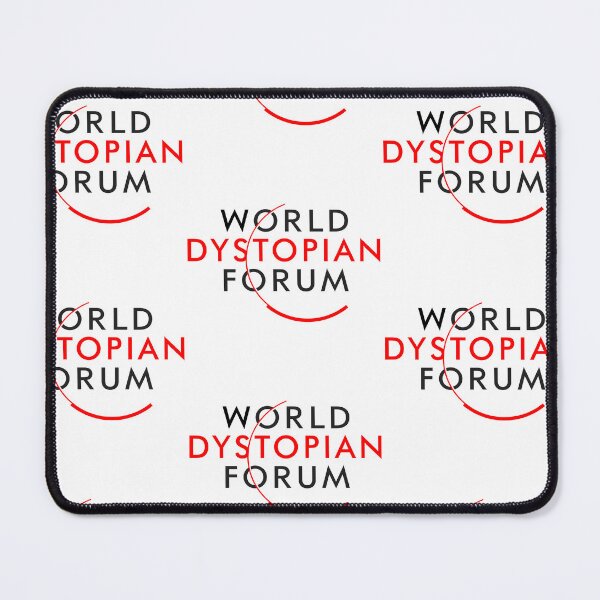 Item preview, World Dystopian Forum (WEF World Economic Forum) designed and sold by TheFoolsGallery.
