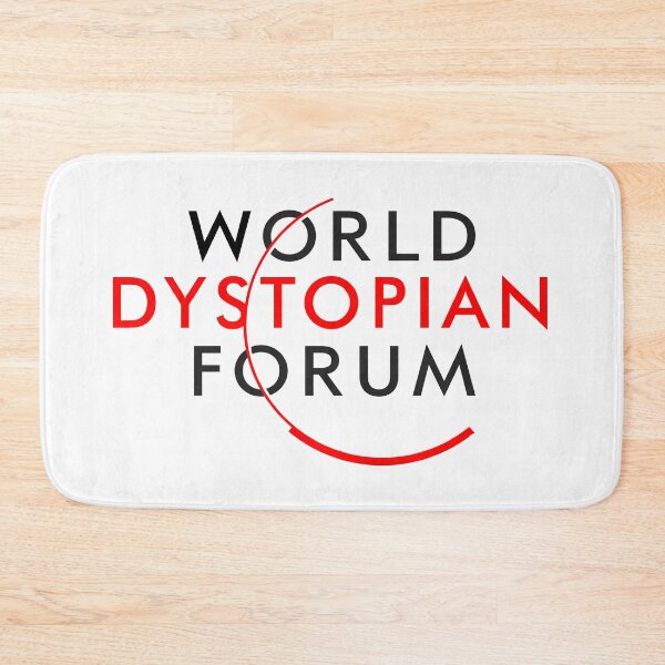 Item preview, World Dystopian Forum (WEF World Economic Forum) designed and sold by TheFoolsGallery.