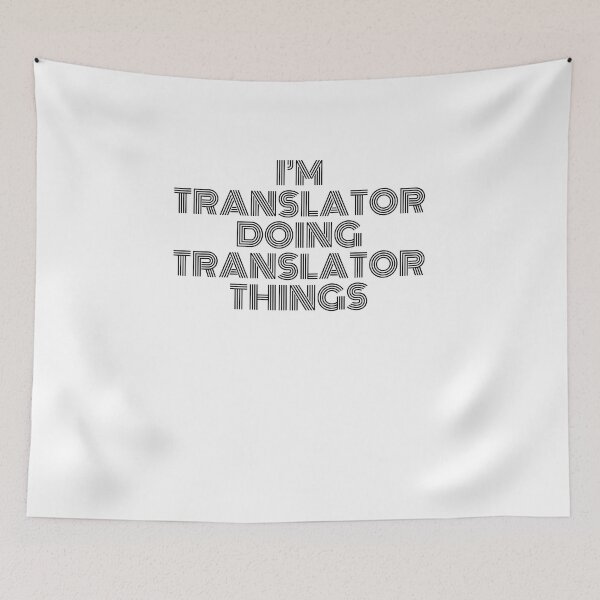 Item preview, I'm Translator Doing Translator Things Vintage Quote designed and sold by SVPOD.