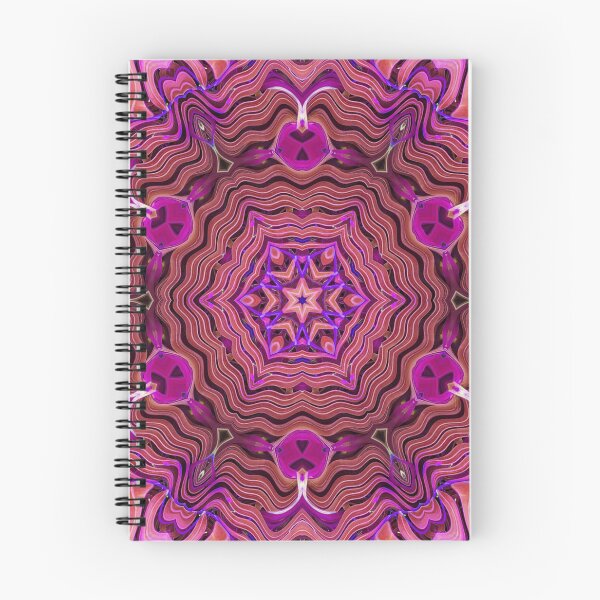 Item preview, Boho Vibes Kaleidoscope Abstract Maximalist Style Hippie Colors Mix of Violet Mauve Lilac Cream 4 of 16 designed and sold by Beachy.